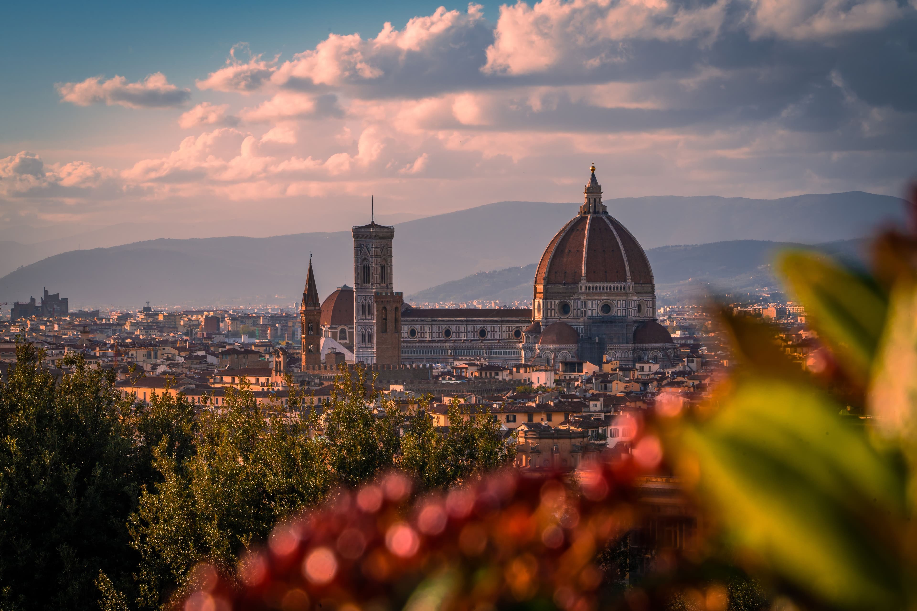 Florence at dusk