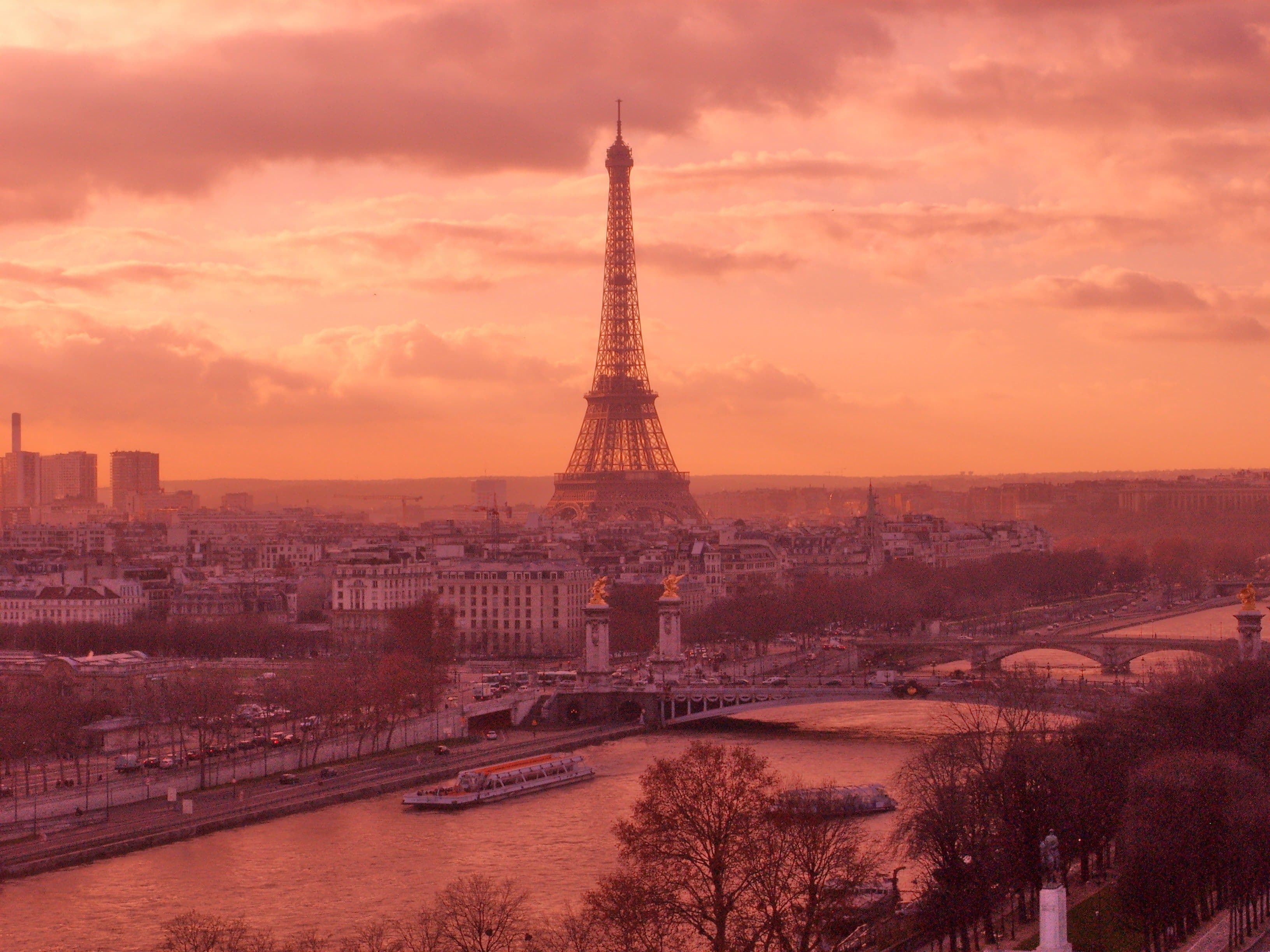 Paris at golden hour
