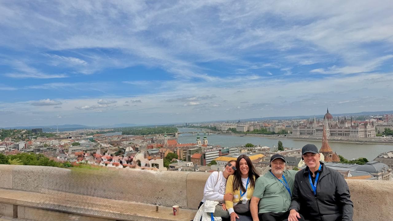 Fisherman's Bastion view, Budapest