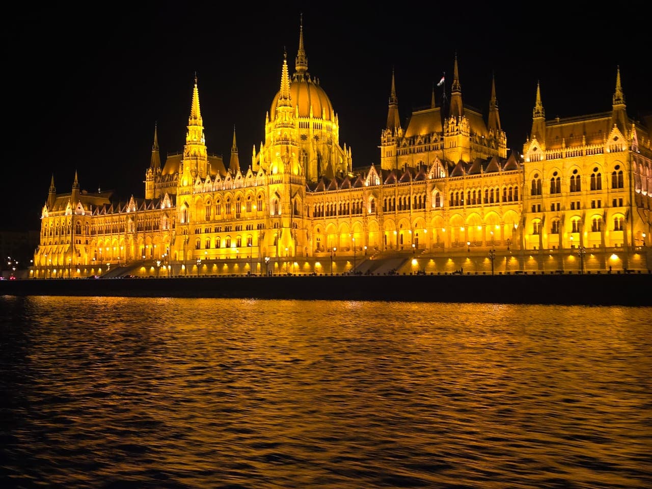Budapest Parliament at night