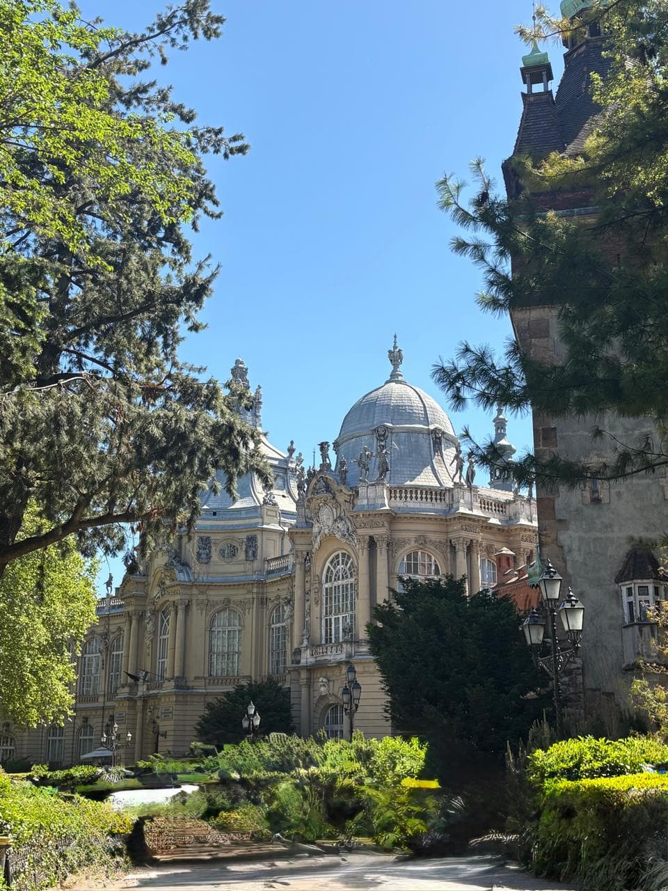 Vajdahunyad Castle baroque facade, Budapest