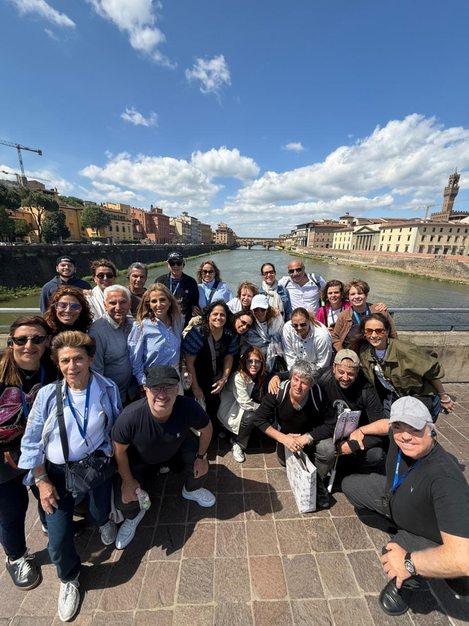 Group at Ponte Vecchio, Florence